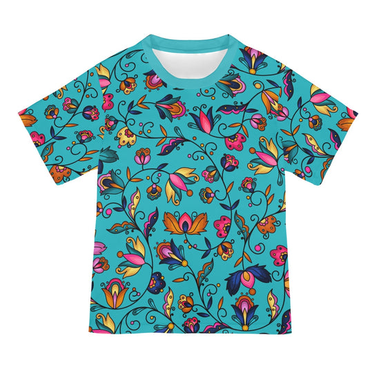 Copper Prairie Petals Turquoise Tee