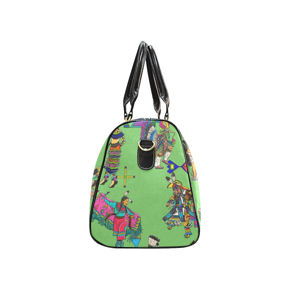 Grand Entry Dancers Grass Large Travel Bag
