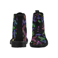 Load image into Gallery viewer, Neon Floral Hummingbirds Boots
