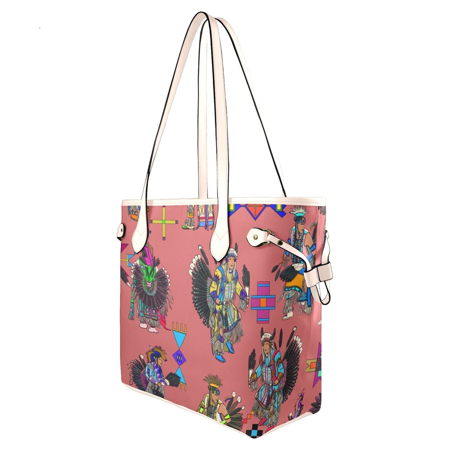 Men's Tradish Dancers Terra Cotta Clover Canvas Tote Bag