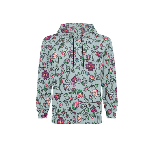 Amber Evening Garland Turquoise Fleece Hoodie