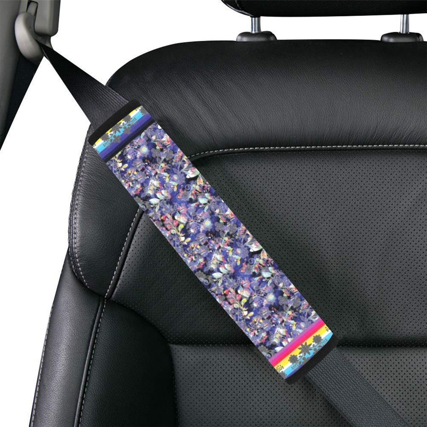 Culture in Nature Blue Seat Belt Cover