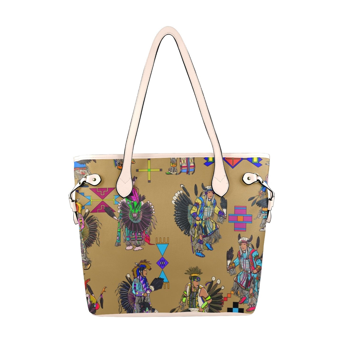 Men's Tradish Dancers Earth Clover Canvas Tote