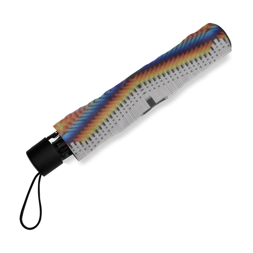 Diamond in the Bluff White Foldable Umbrella