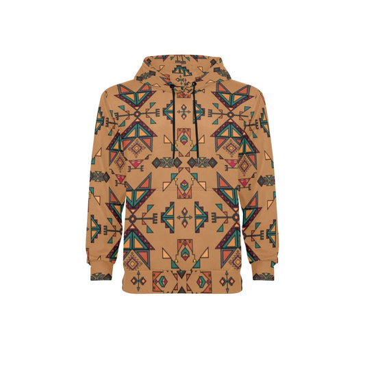 Arrow Dawn Brown Fleece Hoodie