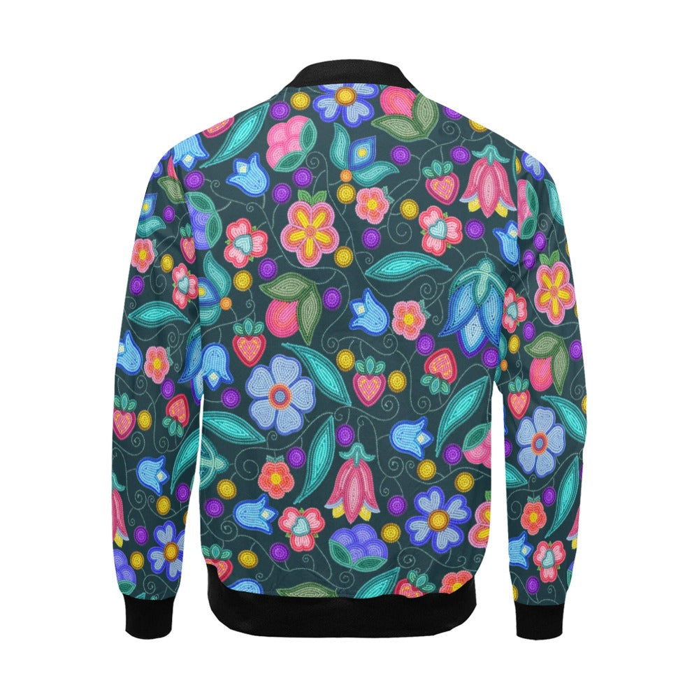 Sweet Offering Dark Teal Bomber Jacket