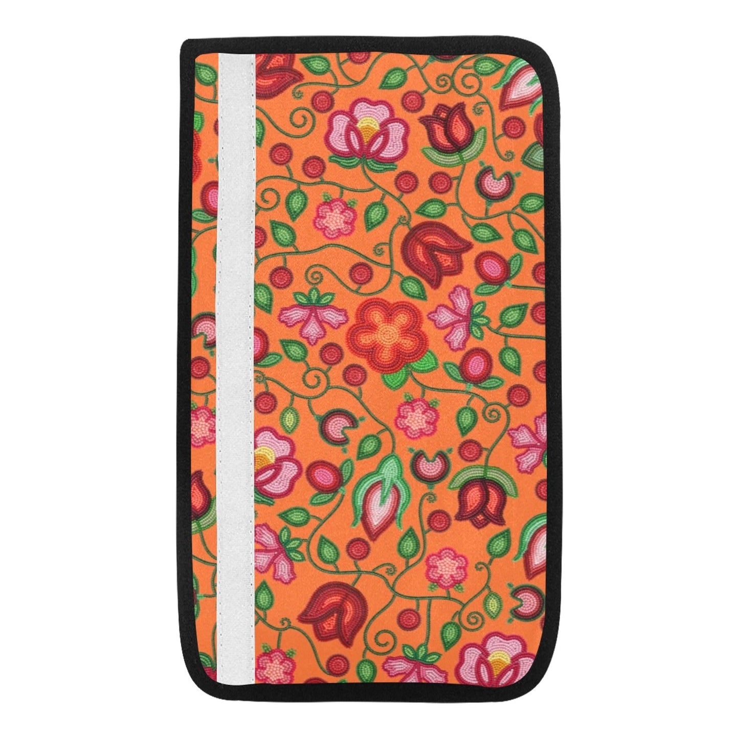 Rose Reverie Orange Seat Belt Cover