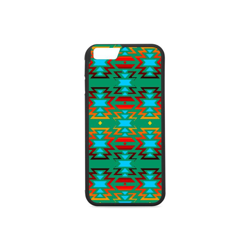 Big Pattern Fire Colors and Sky iPhone 6/6s Case