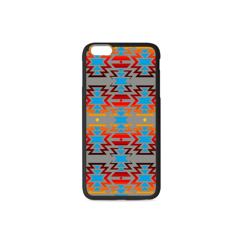 Big Pattern Fire Colors and Sky iPhone 6/6s Plus Case