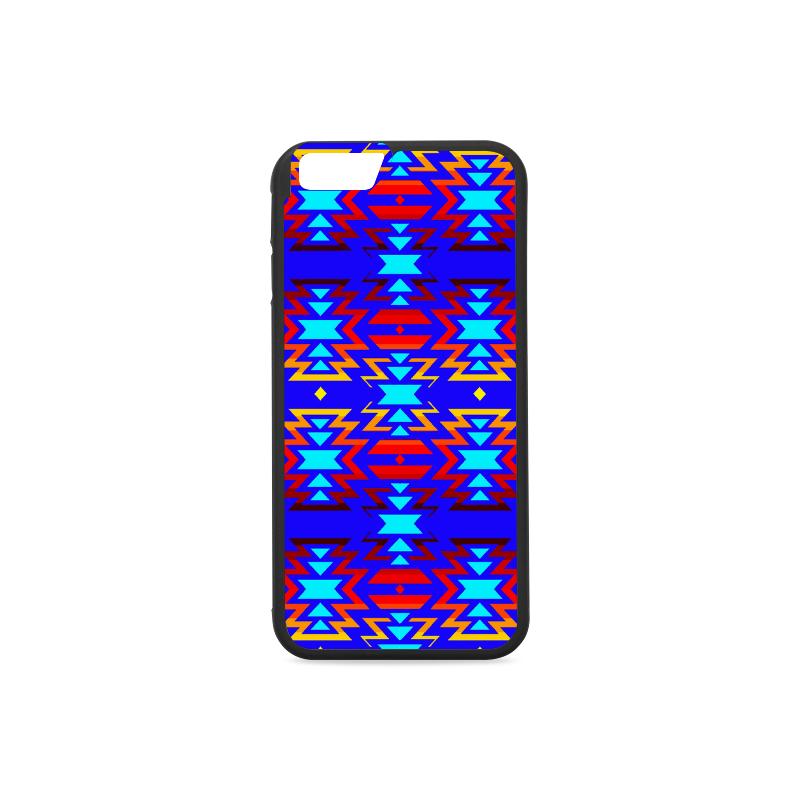 Big Pattern Fire Colors and Sky iPhone 6/6s Case