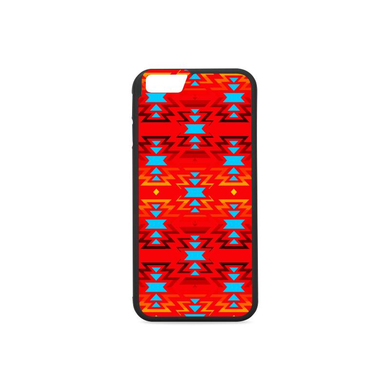 Big Pattern Fire Colors and Sky iPhone 6/6s Case