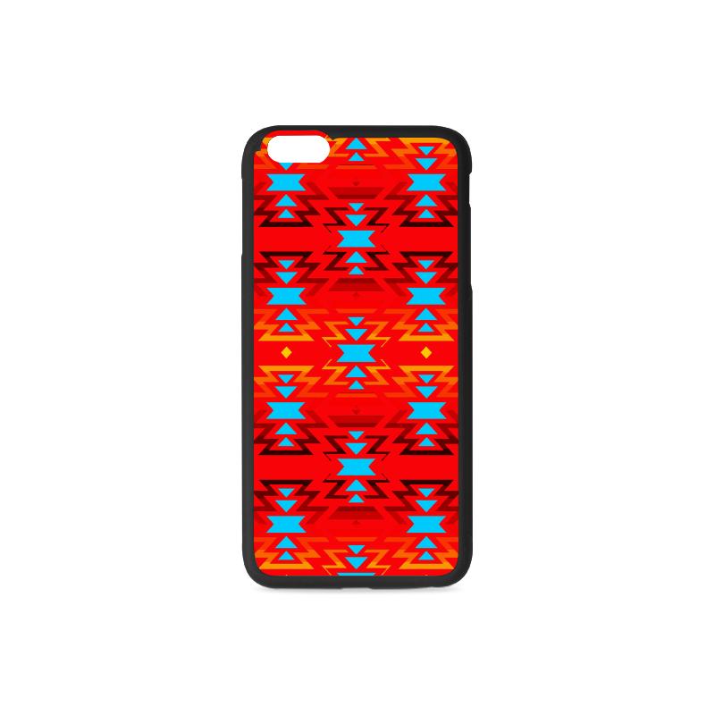 Big Pattern Fire Colors and Sky iPhone 6/6s Plus Case