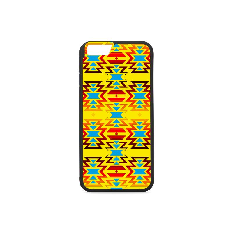 Big Pattern Fire Colors and Sky iPhone 6/6s Case