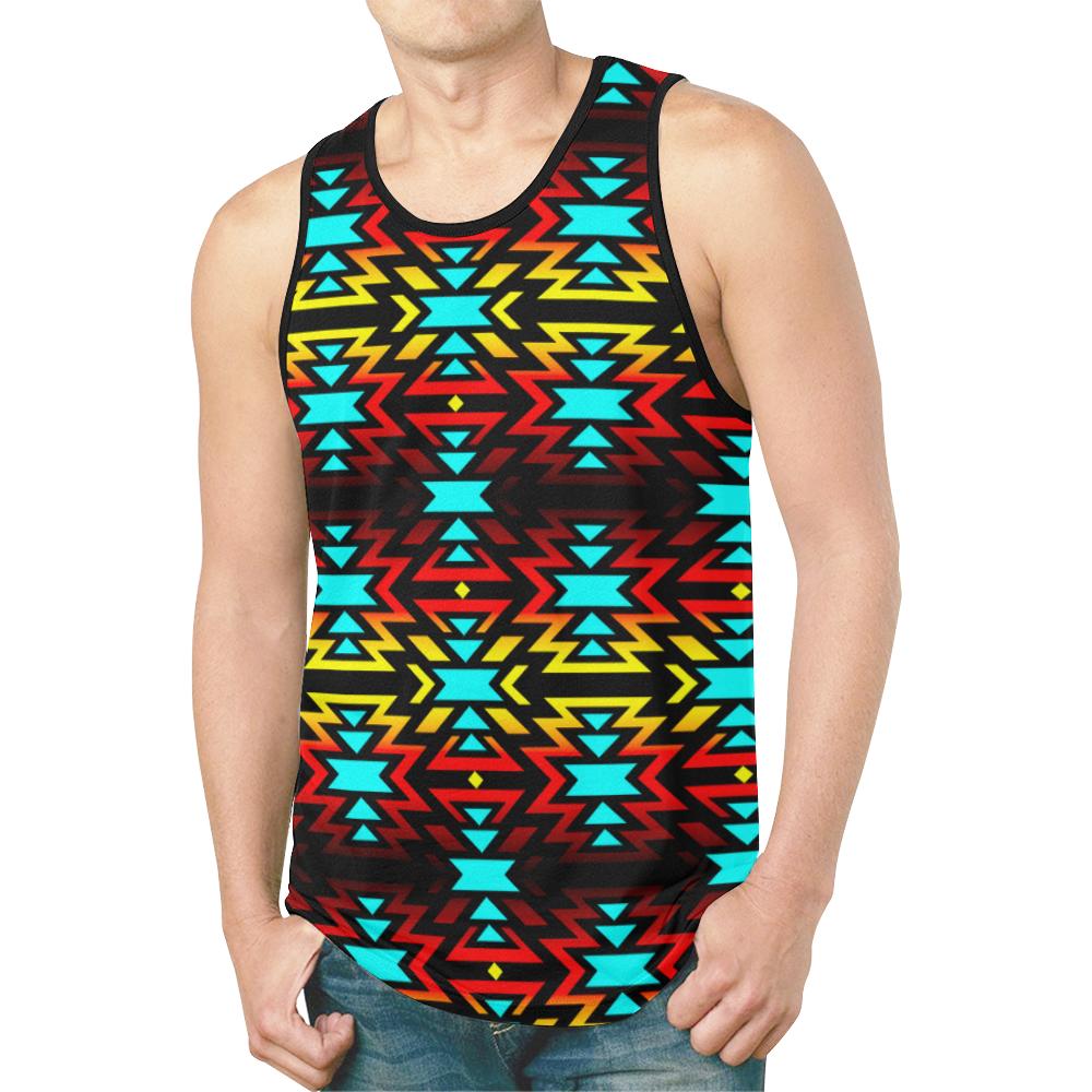 Black Fire Tank Top