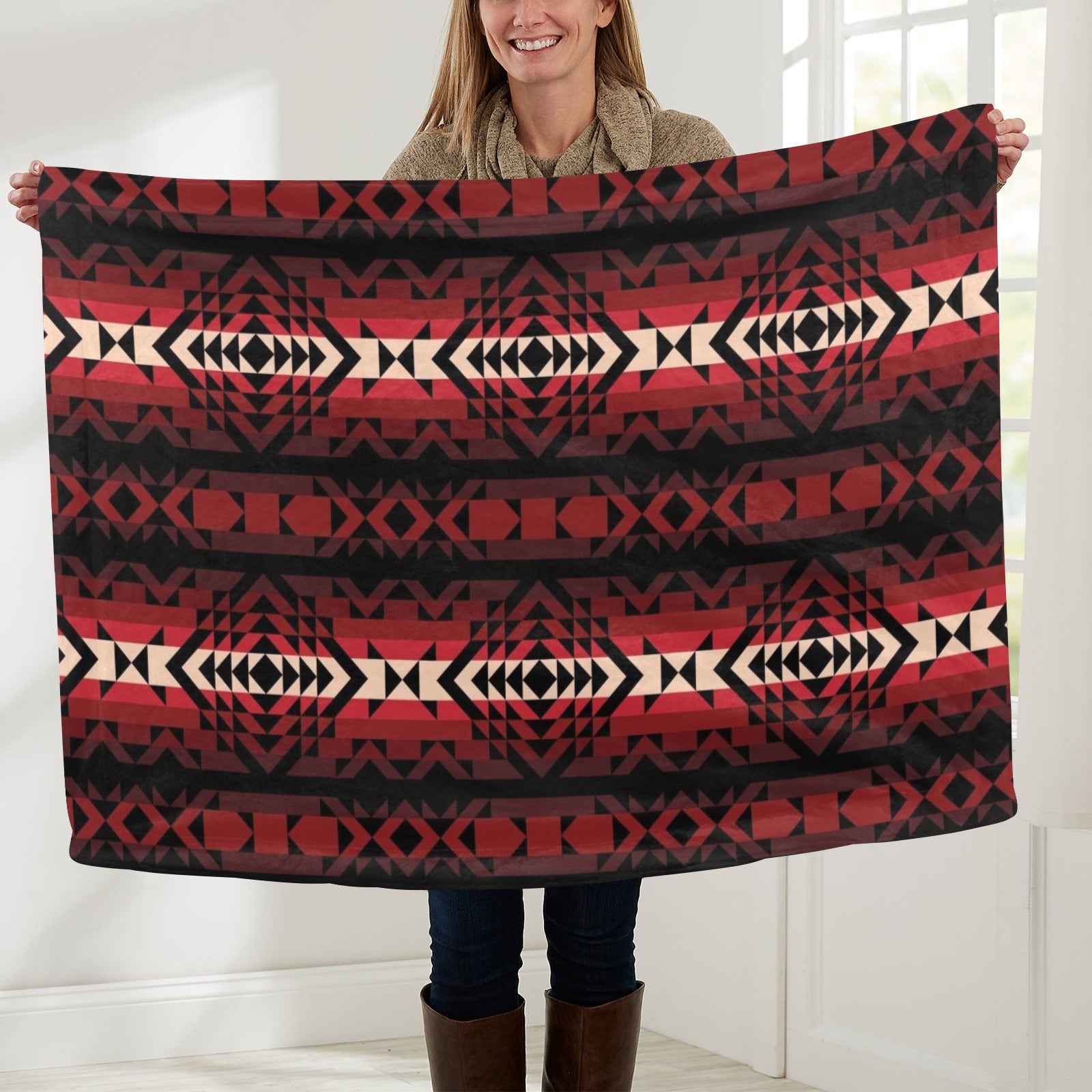 Black Rose Baby Blanket 40"x50" Baby Blanket 40"x50" e-joyer 