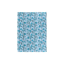 Load image into Gallery viewer, Blue Floral Amour Baby Blanket 30&quot;x40&quot; Baby Blanket 30&quot;x40&quot; e-joyer 
