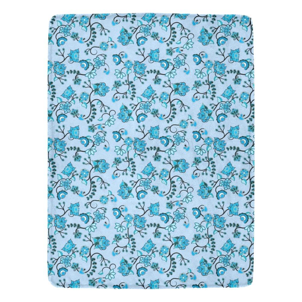 Floral Amour X-Large Micro Fleece Blanket