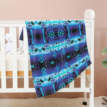 Load image into Gallery viewer, Blue Star Baby Blanket 30&quot;x40&quot; Baby Blanket 30&quot;x40&quot; e-joyer 
