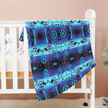 Load image into Gallery viewer, Blue Star Baby Blanket 40&quot;x50&quot; Baby Blanket 40&quot;x50&quot; e-joyer 
