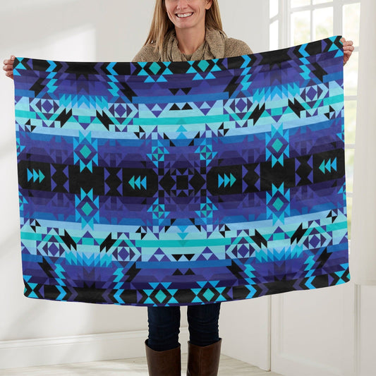 Geometric Star Large Baby Blanket