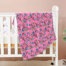 Load image into Gallery viewer, Blue Trio Bubblegum Baby Blanket 30&quot;x40&quot; Baby Blanket 30&quot;x40&quot; e-joyer 
