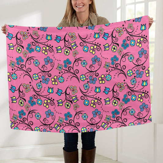 Blue Trio Large Baby Blanket