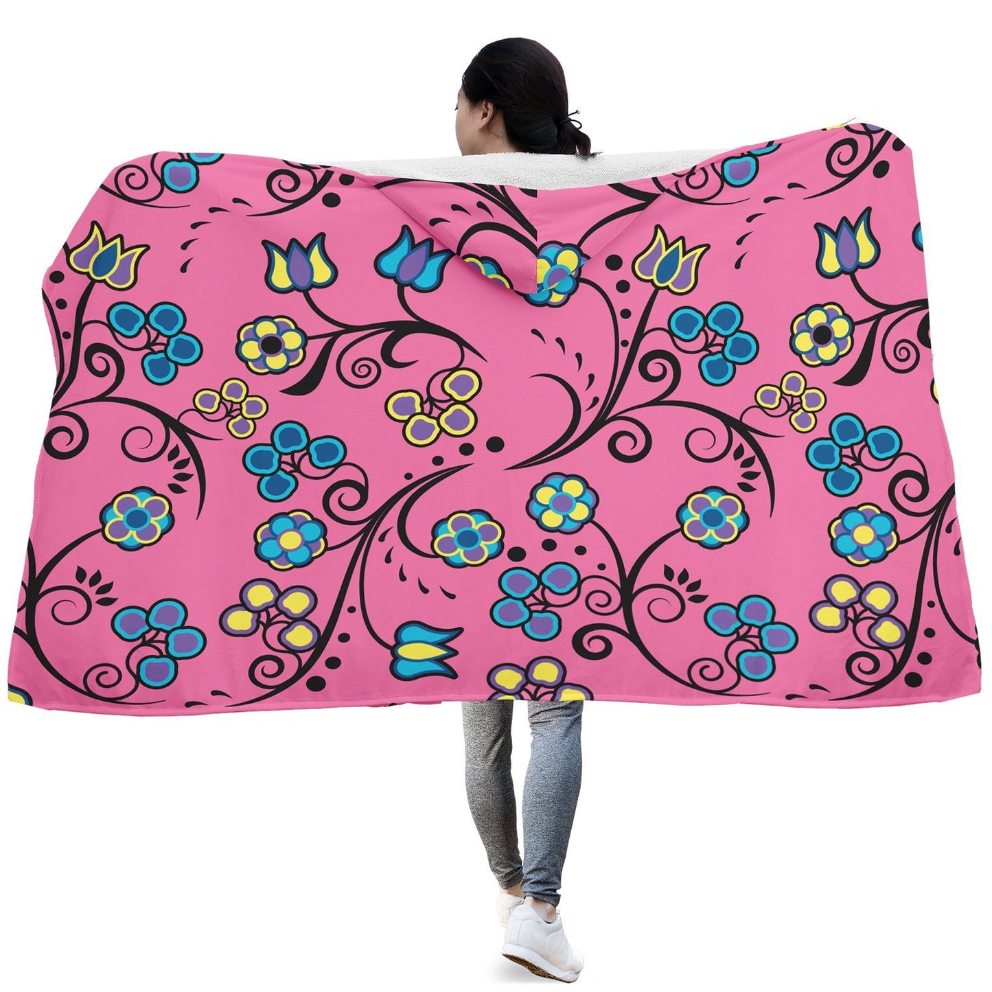 Blue Trio Hooded Blanket
