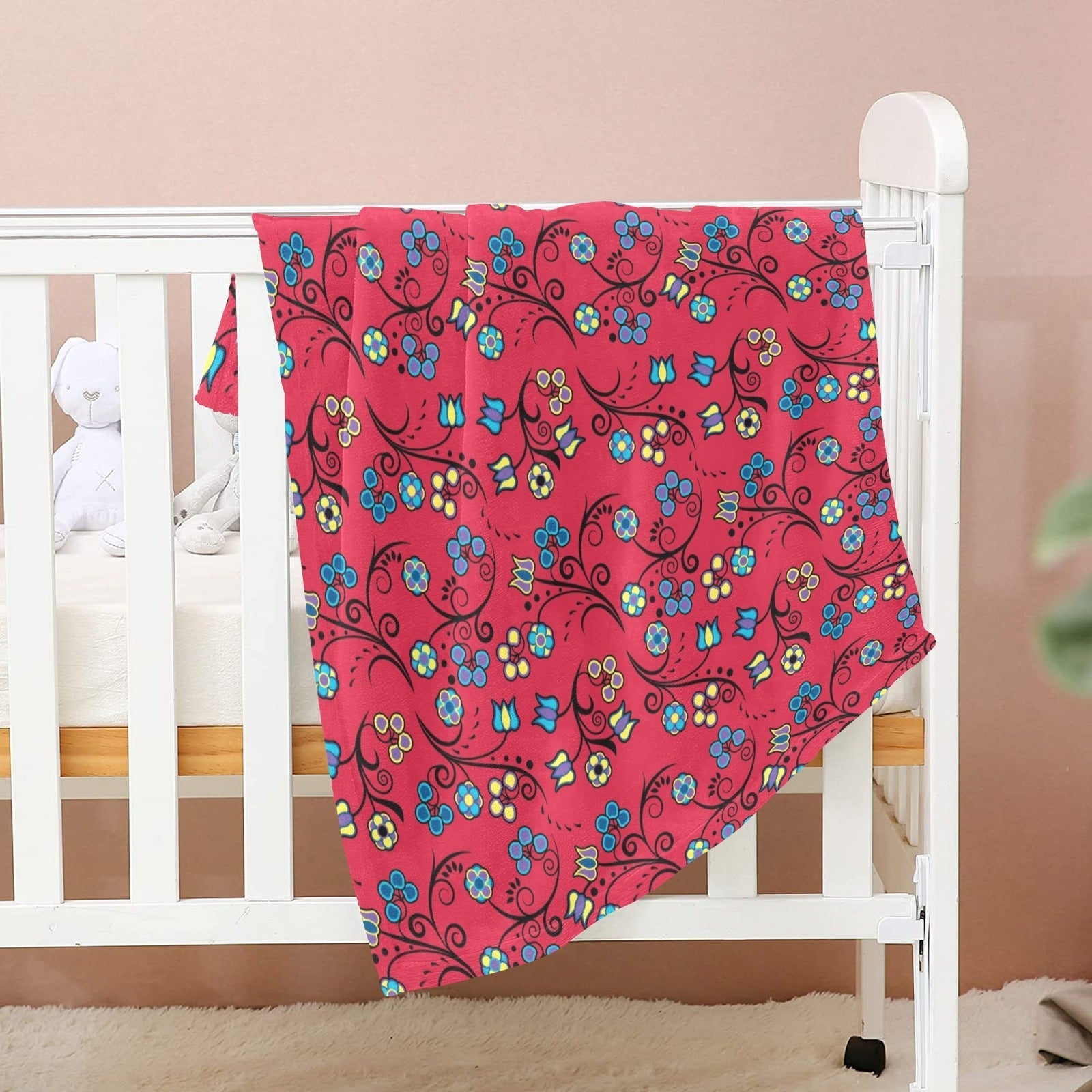 Blue Trio Cardinal Baby Blanket 30"x40" Baby Blanket 30"x40" e-joyer 