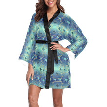 Load image into Gallery viewer, Buffalo Run Long Sleeve Kimono Robe Long Sleeve Kimono Robe e-joyer 
