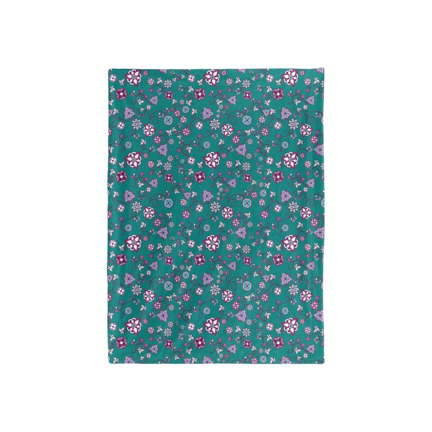 Burgundy Bloom Baby Blanket 40"x50" Baby Blanket 40"x50" e-joyer 