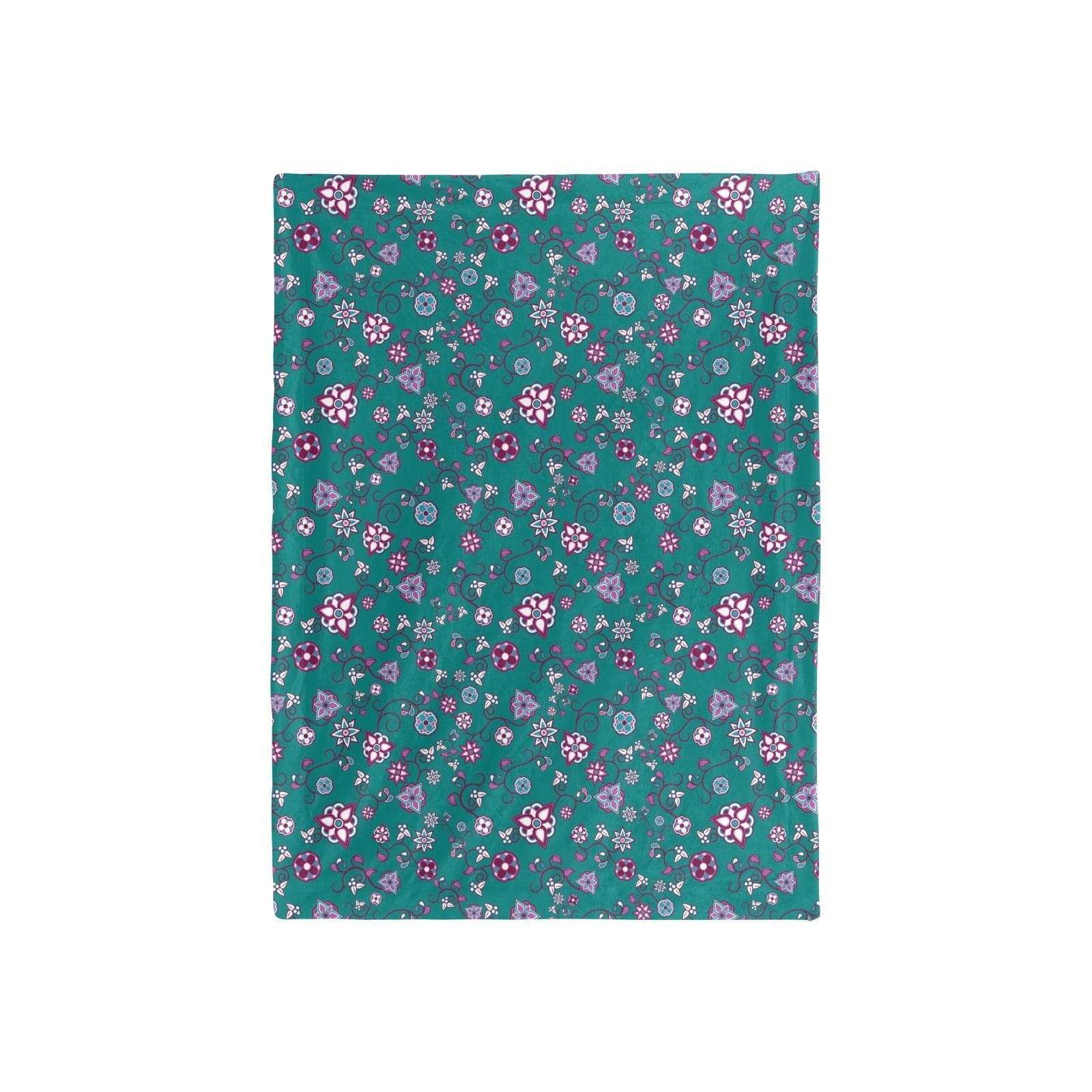 Burgundy Bloom Baby Blanket 40"x50" Baby Blanket 40"x50" e-joyer 