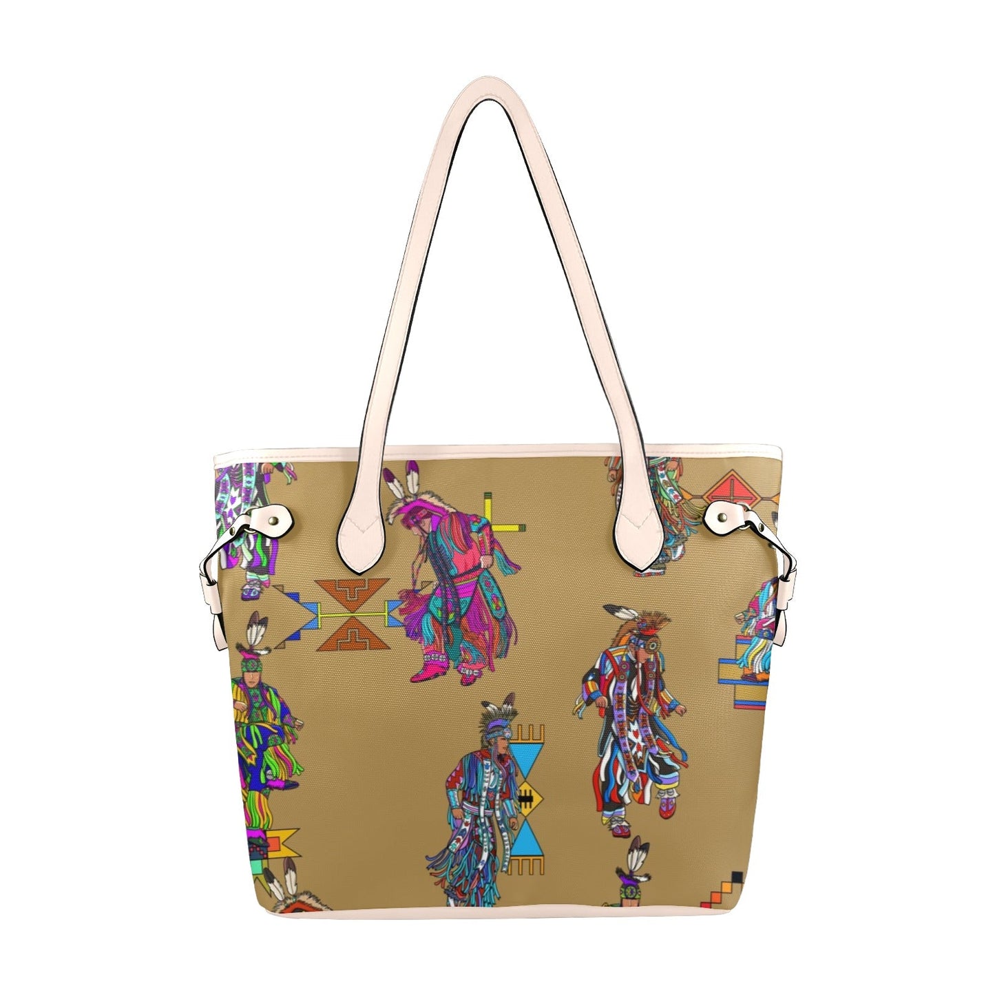 Men's Grass Dancers Earth Clover Canvas Tote Bag