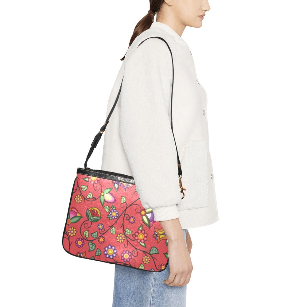 Heartbeat Petals Red Small Shoulder Bag