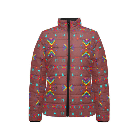 Rainy Chief Earth Clay Stand Collar Jacket