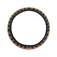 Load image into Gallery viewer, Sacred Trust Black Colour Steering Wheel Cover with Elastic Edge
