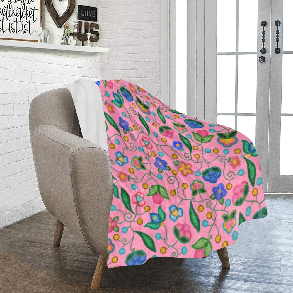 Skyberry Serenade Pink Ultra-Soft Micro Fleece Blanket 40"x50"