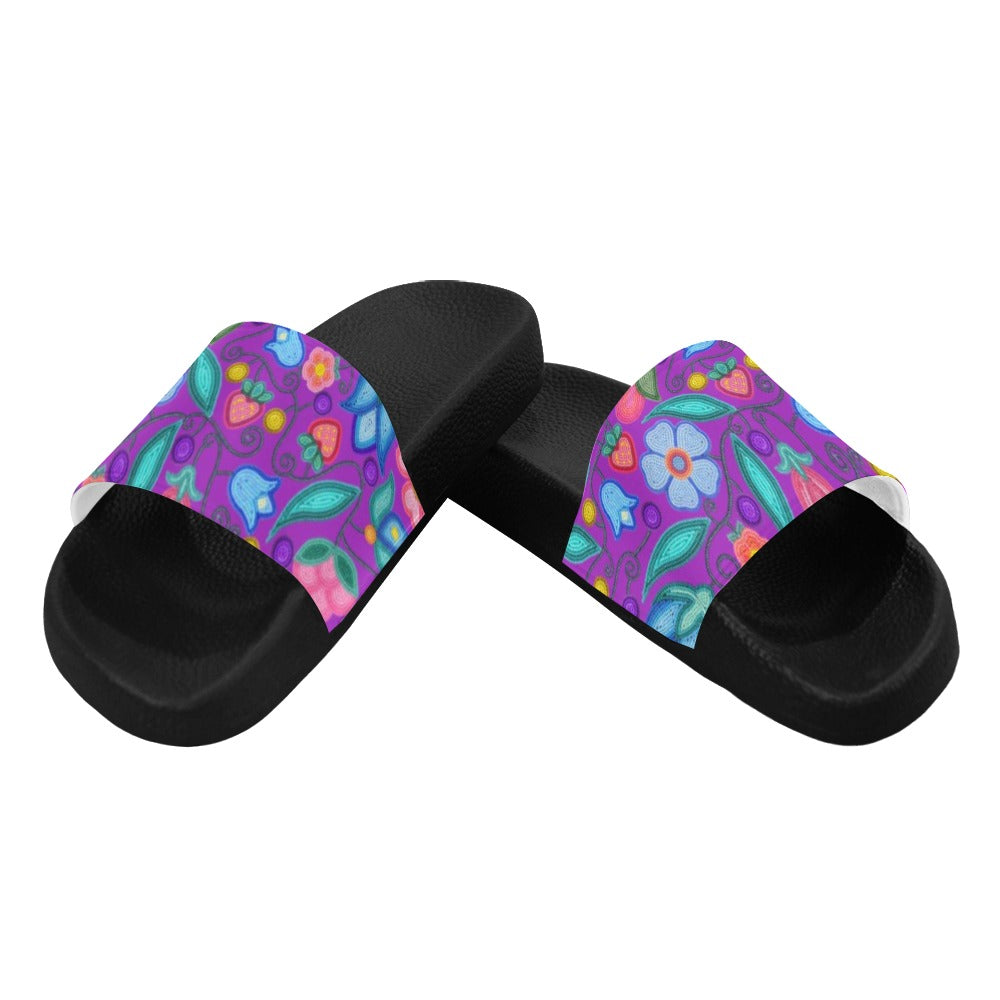 Sweet Offering Purple Slide Sandals