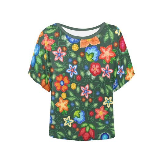 Morning Harmony Forest Batwing Blouse