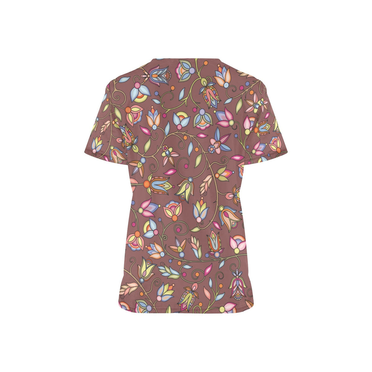 Buffalo Bloom Clay Scrub Top