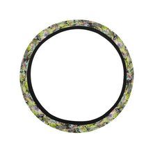 Load image into Gallery viewer, Culture in Nature Green Leaf Steering Wheel Cover with Elastic Edge
