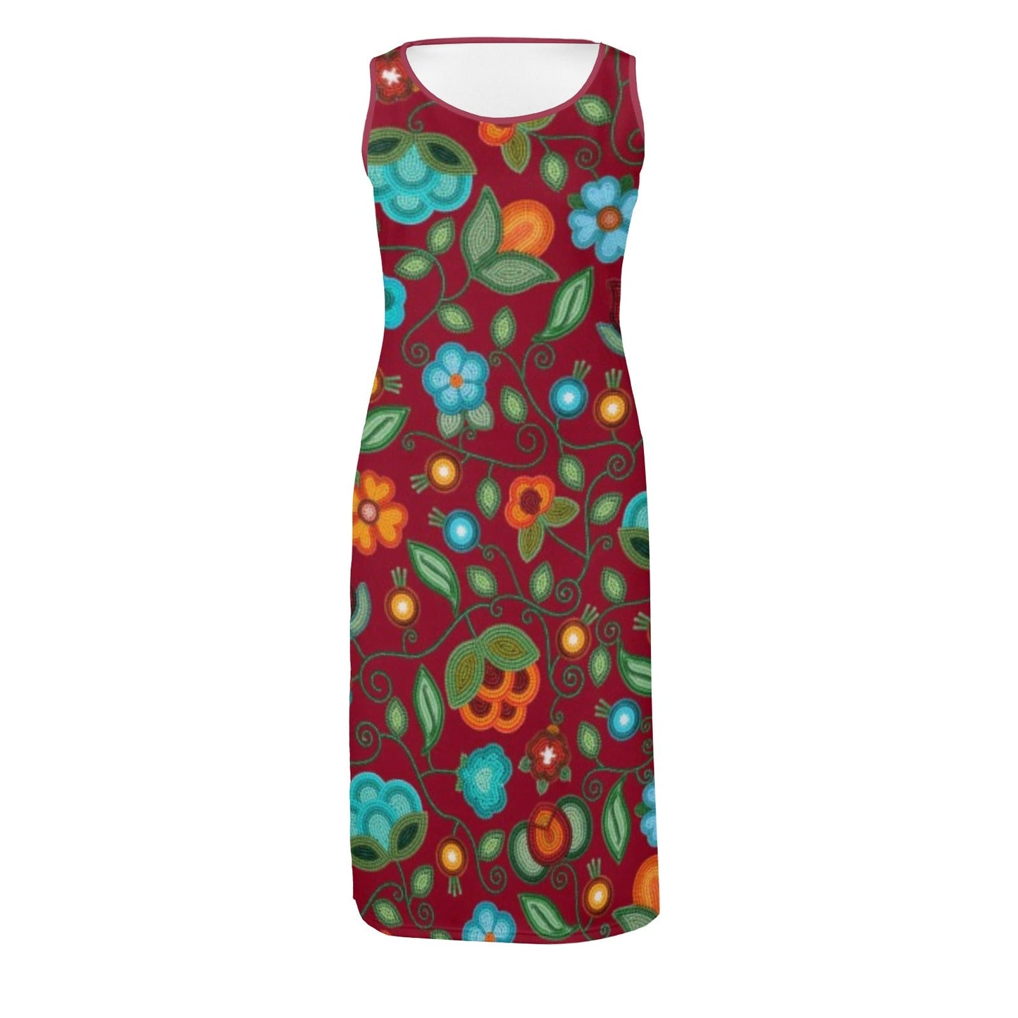 Prairie Fire Petals Red Phaedra Dress