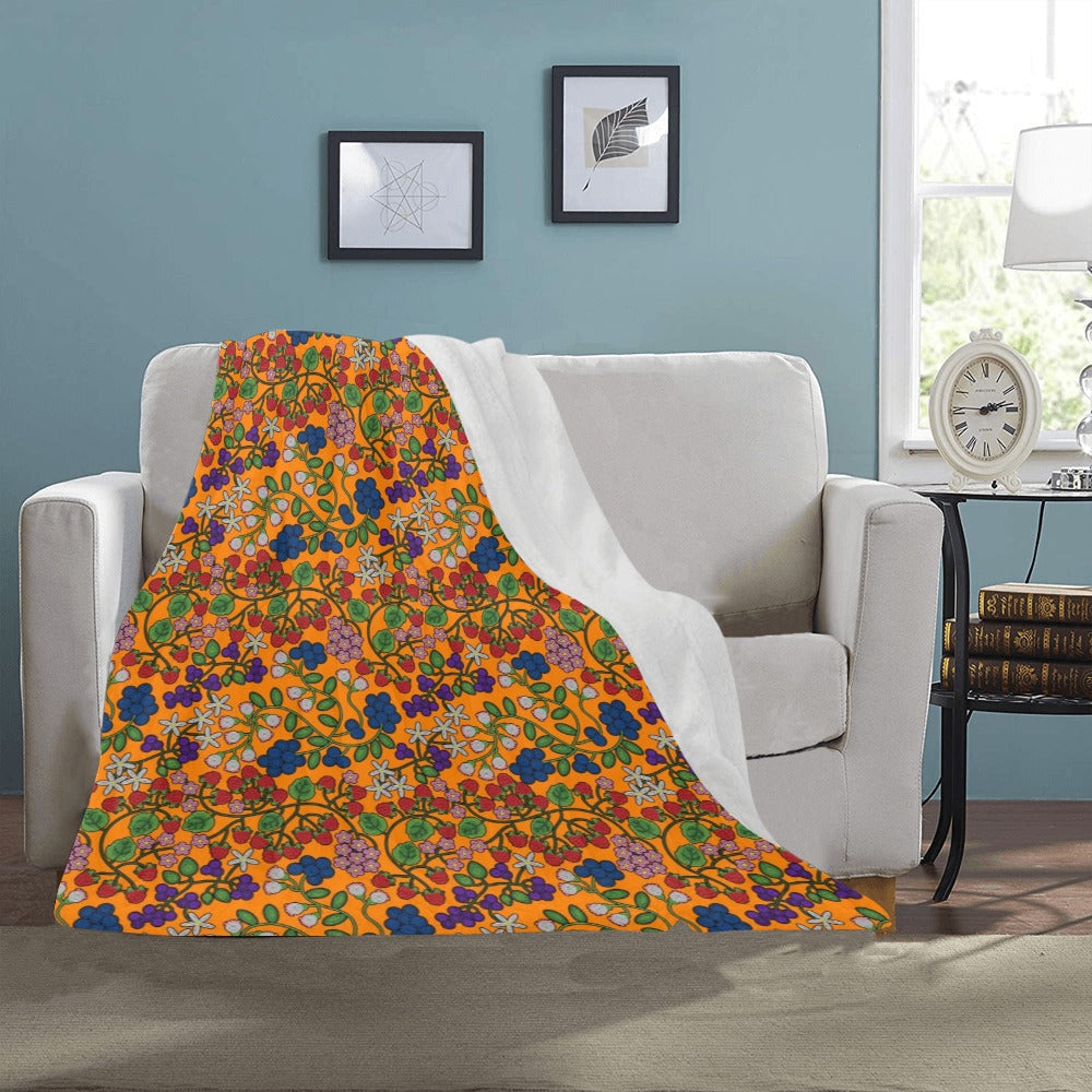 Takwakin Harvest Carrot Ultra-Soft Micro Fleece Blanket 40"x50"