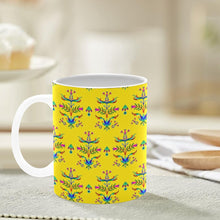 Load image into Gallery viewer, Dakota Damask Yellow Mug
