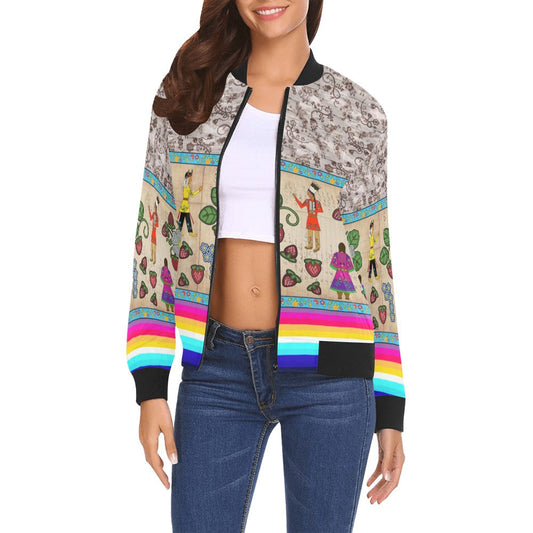 Love Stories Bomber Jacket for Women