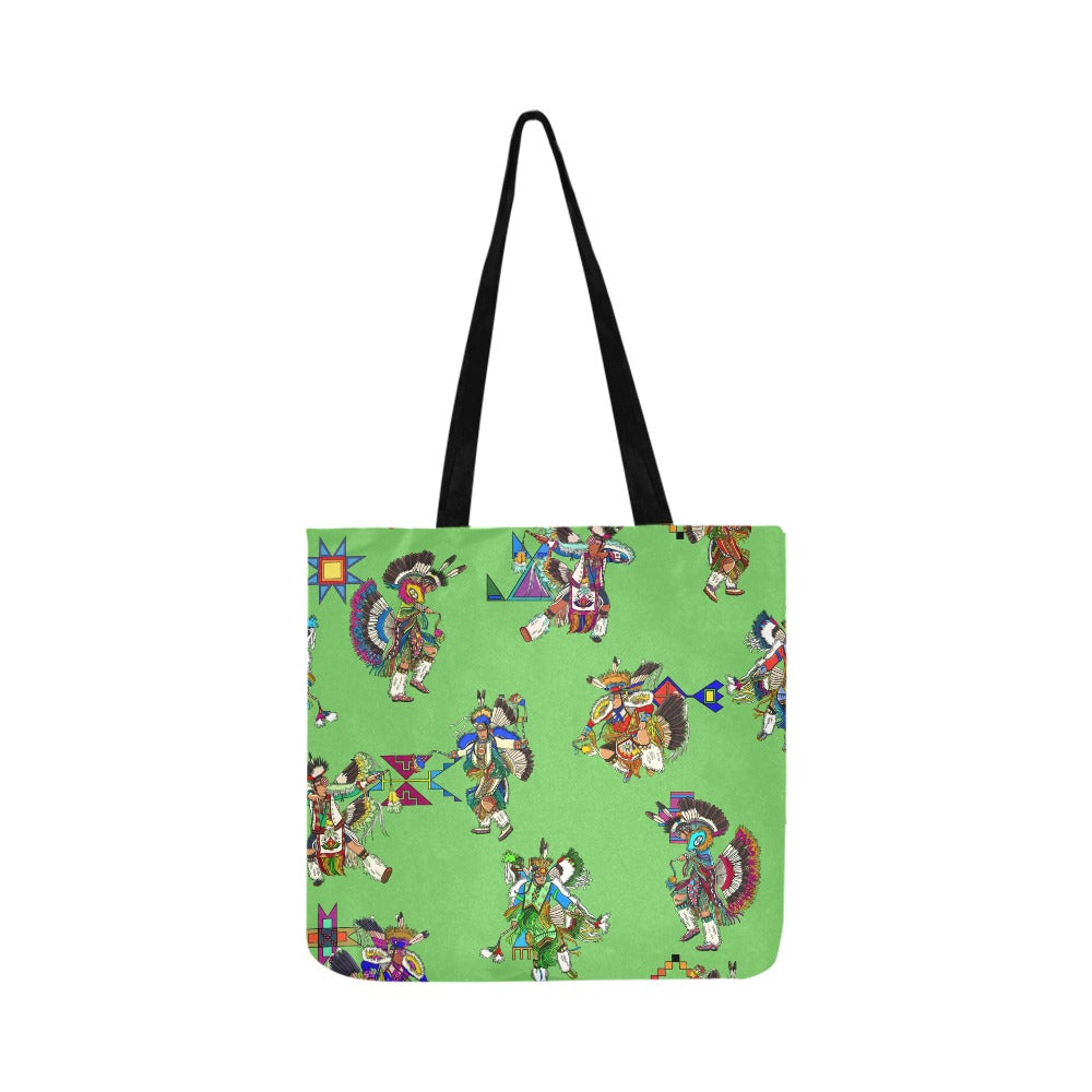 Men's Fancy Dancers Grass Reusable Shopping Bag