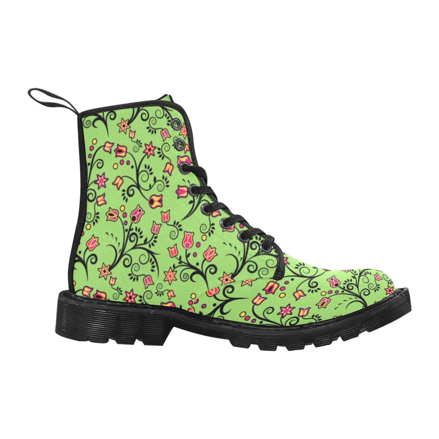 LightGreen Yellow Star Boots