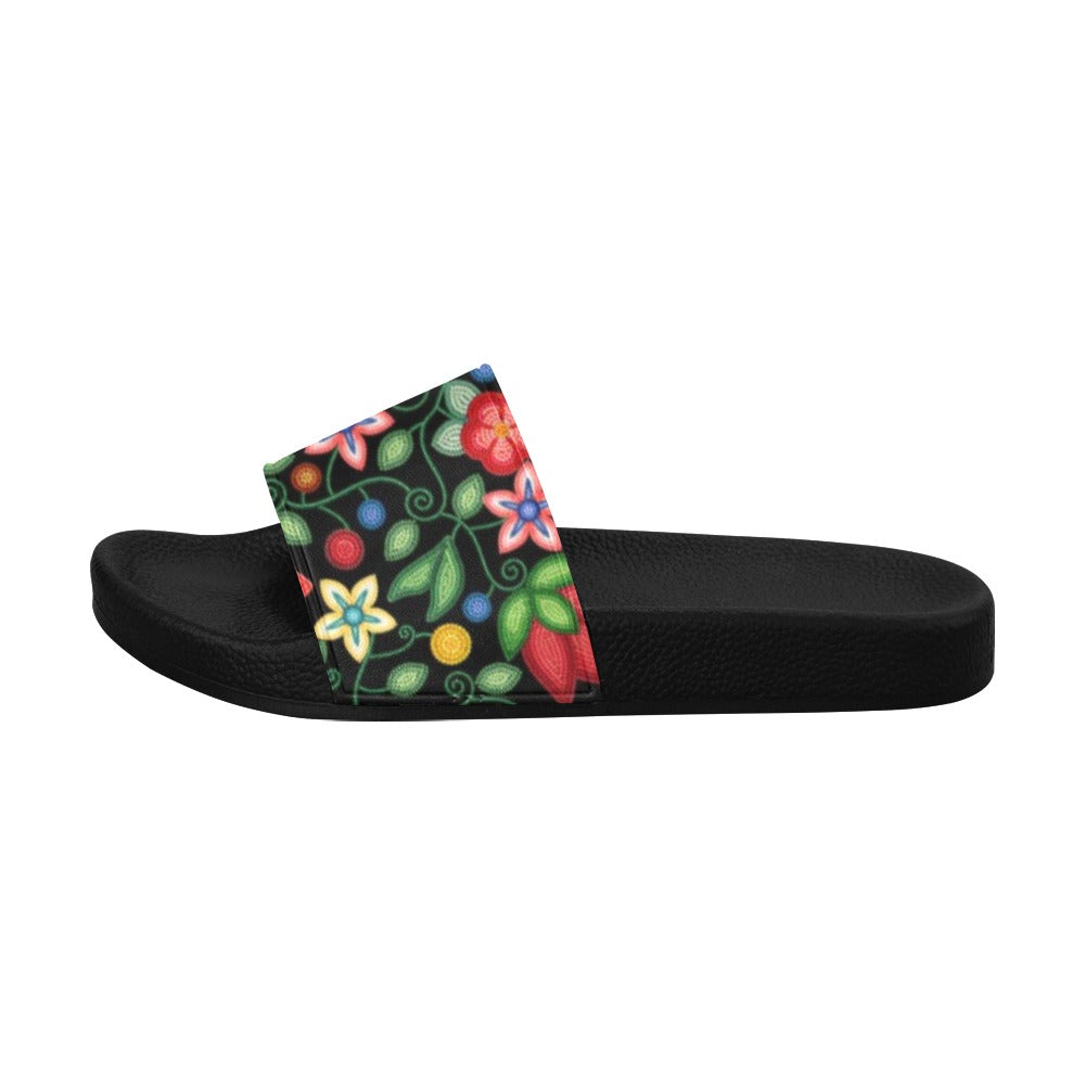 Morning Harmony Black Men's Slide Sandals
