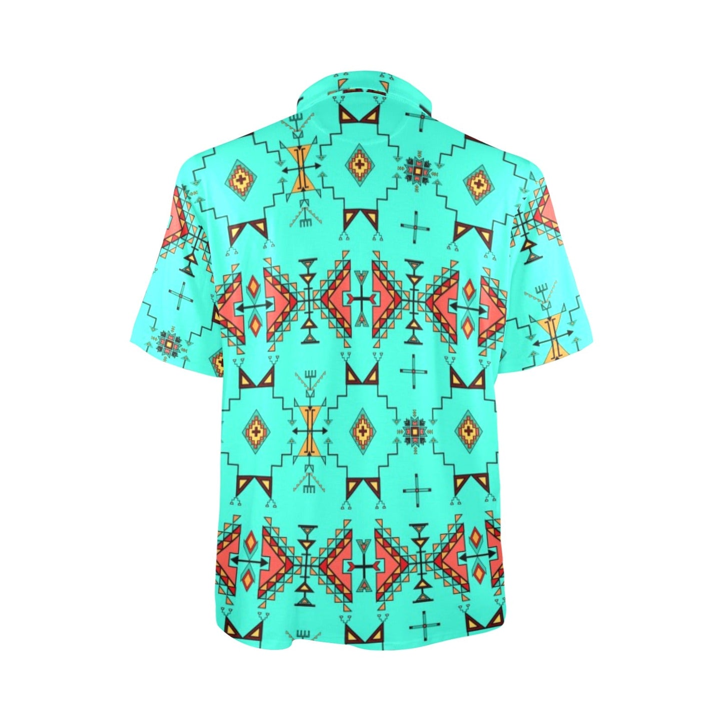 Thunder Flight Turquoise Polo Shirt
