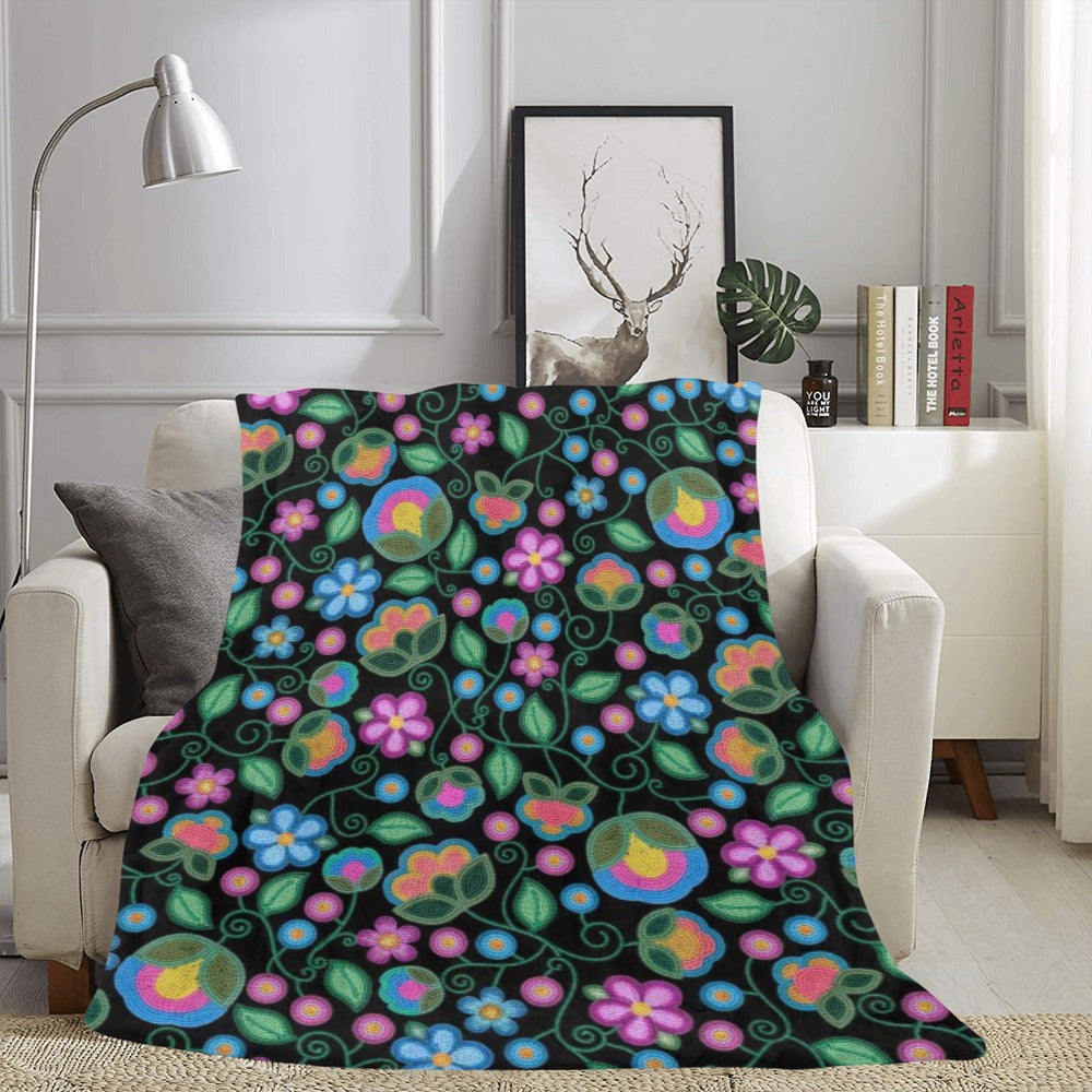 Turquoise Sunbeam X-Large Micro Fleece Blanket