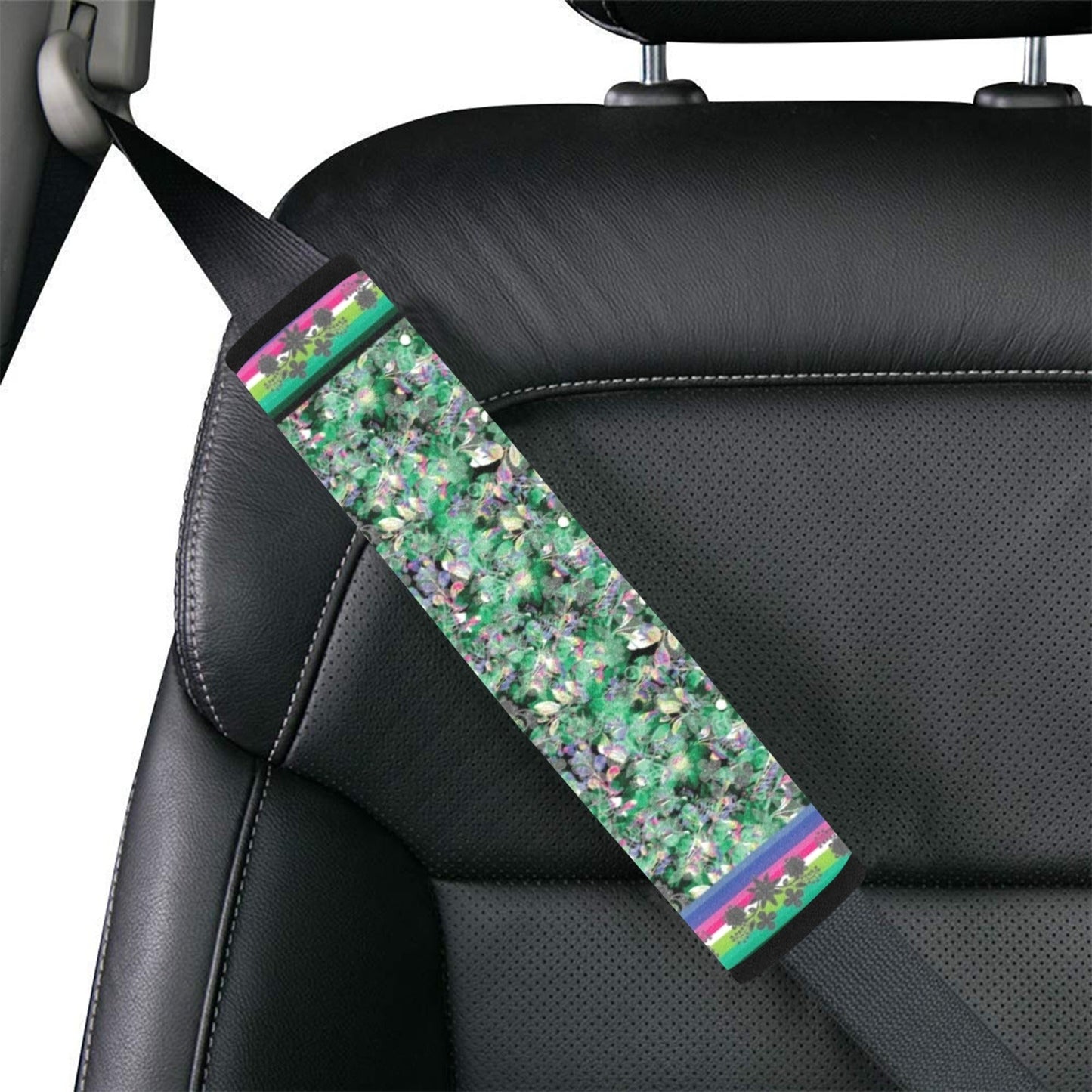 Culture in Nature Green Seat Belt Cover
